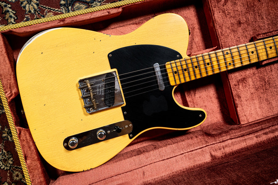 Fender Custom Shop '53 Telecaster - Relic - Aged Nocaster Blonde (#CS100202)