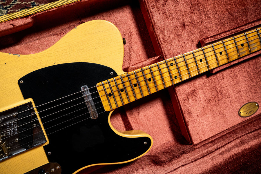 Fender Custom Shop '53 Telecaster - Relic - Aged Nocaster Blonde (#CS100202)