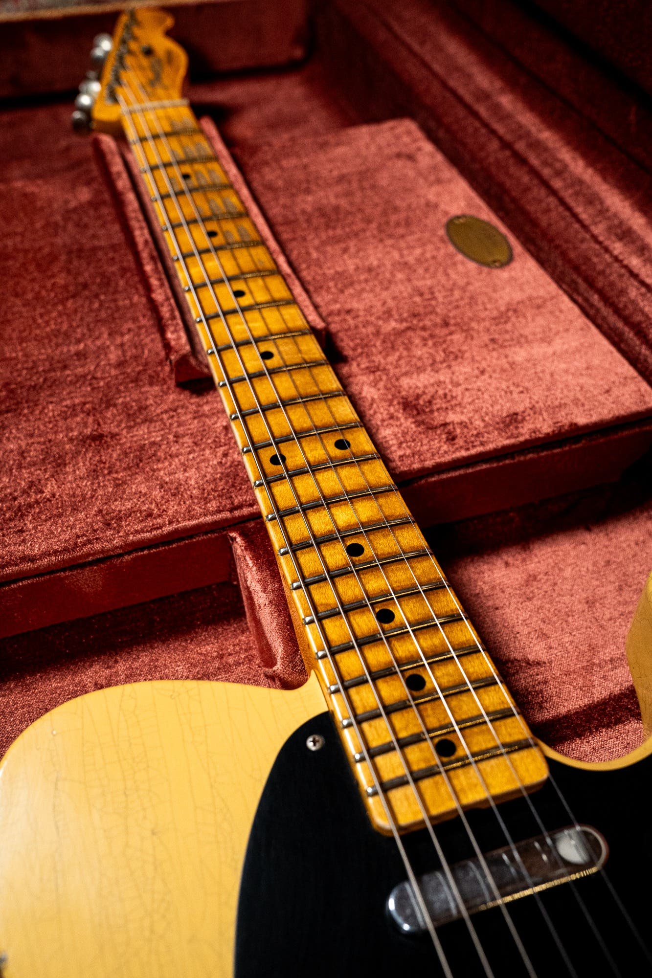 Fender Custom Shop '53 Telecaster - Relic - Aged Nocaster Blonde (#CS100202)