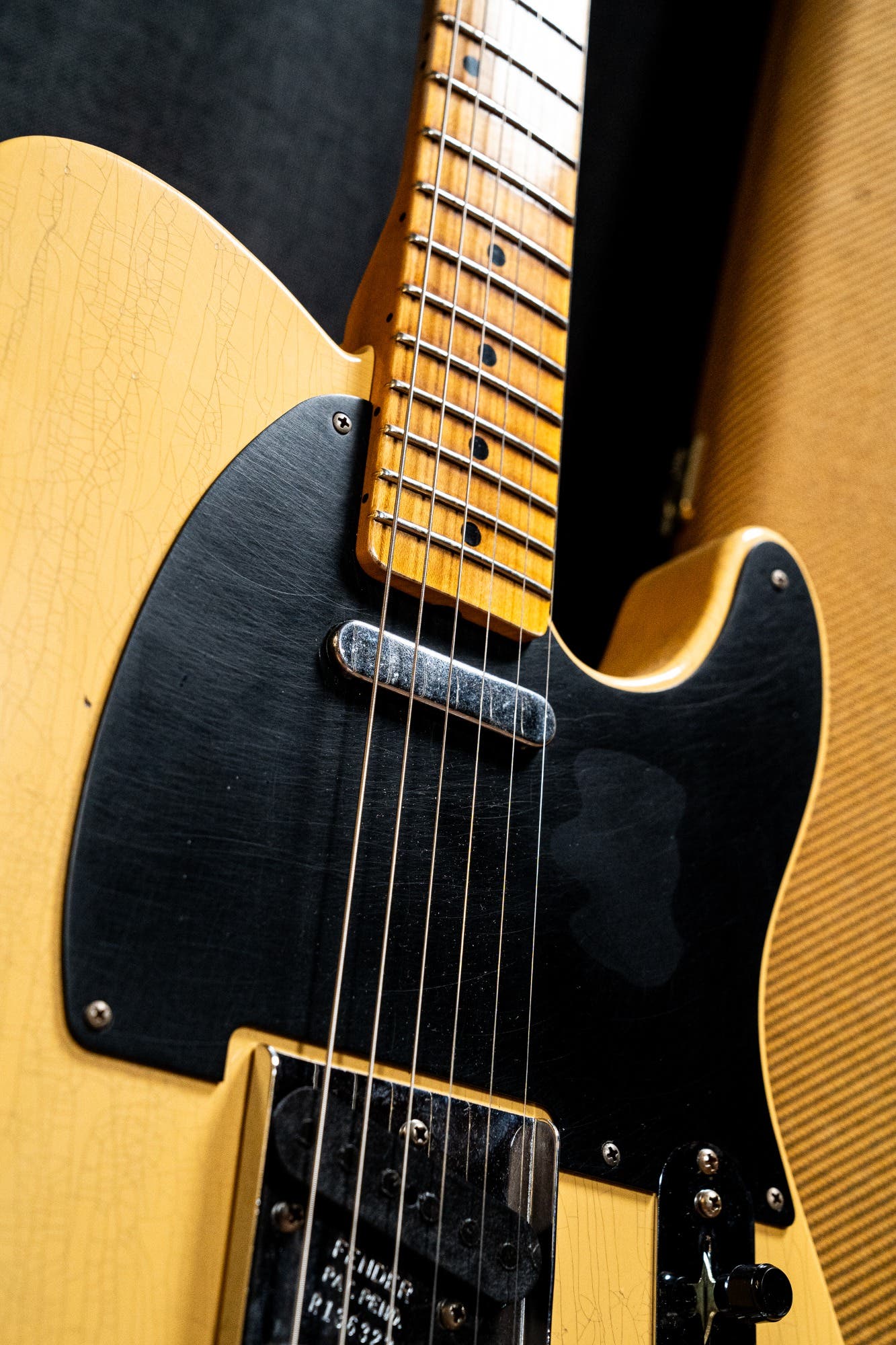 Fender Custom Shop '53 Telecaster - Relic - Aged Nocaster Blonde (#CS100202)