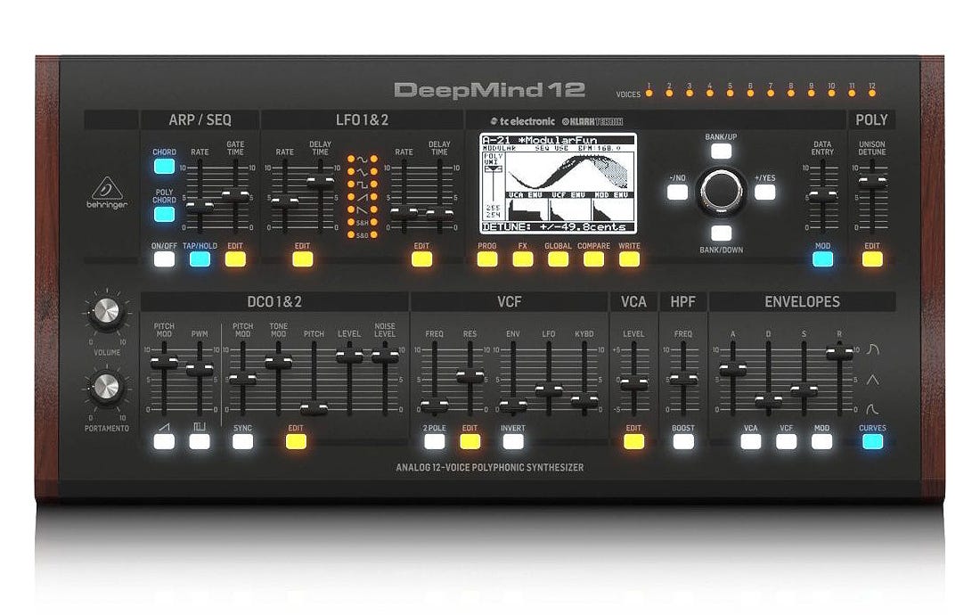 Behringer Deepmind 12D Desktop Synth Module