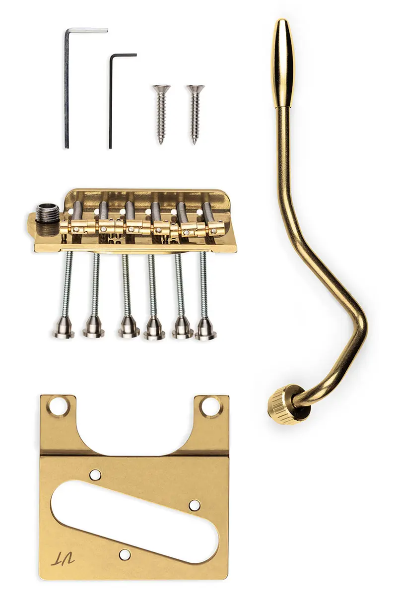 Vega-Trem VT2ND Classic Tele - Gold - No Logo on Arm
