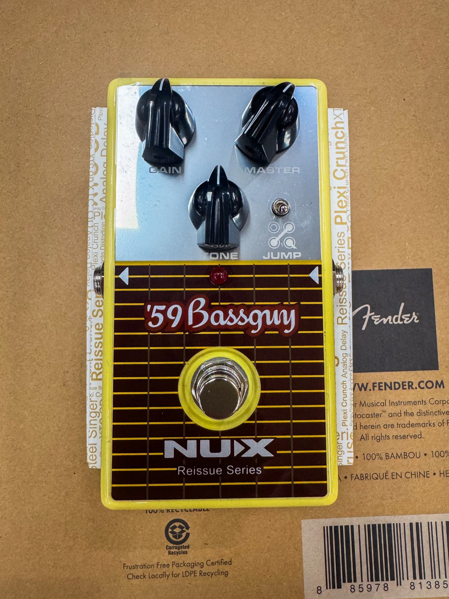 Nux 59 Bassguy Overdrive Pedal - Pre-Owned