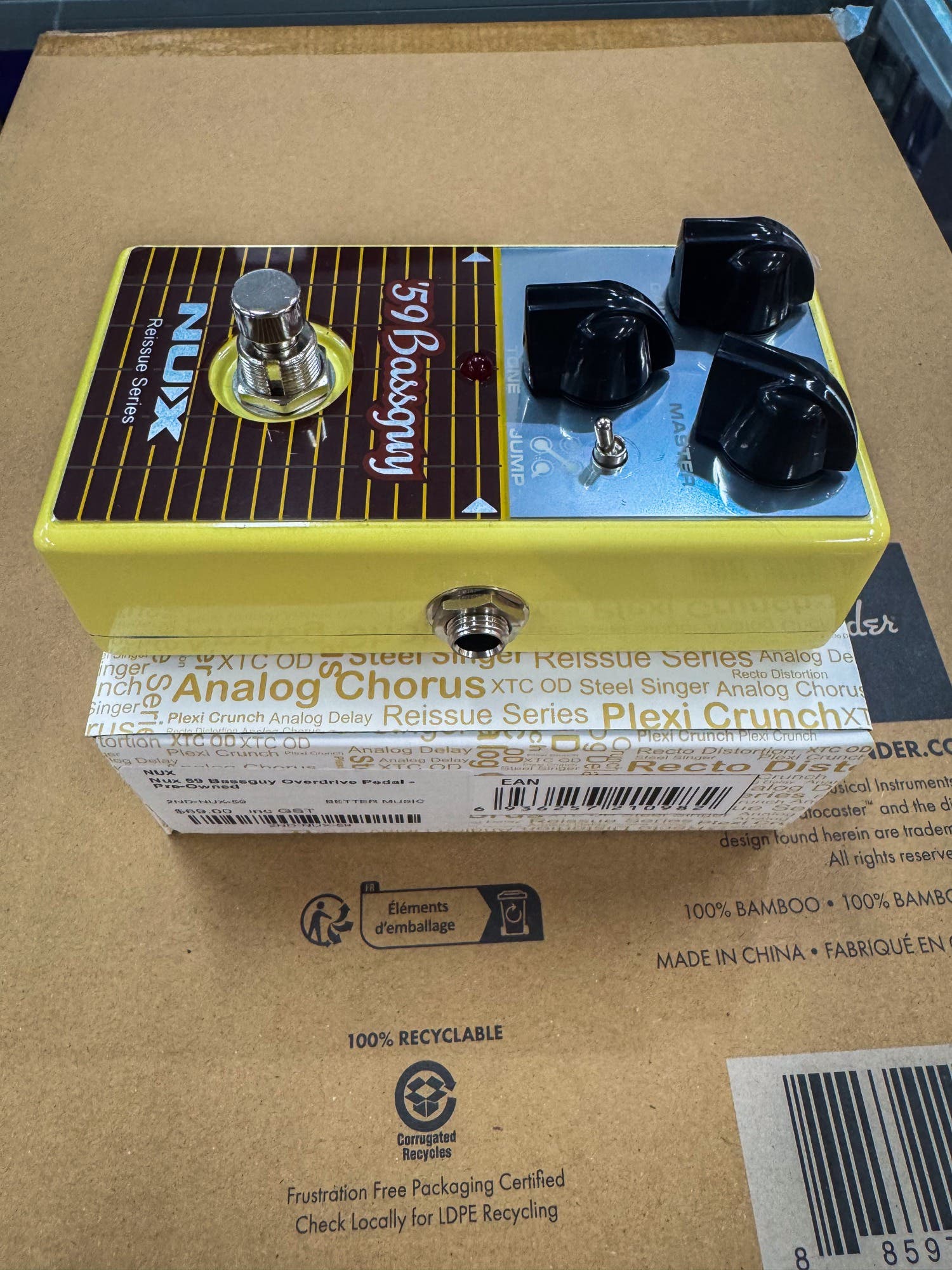 Nux 59 Bassguy Overdrive Pedal - Pre-Owned