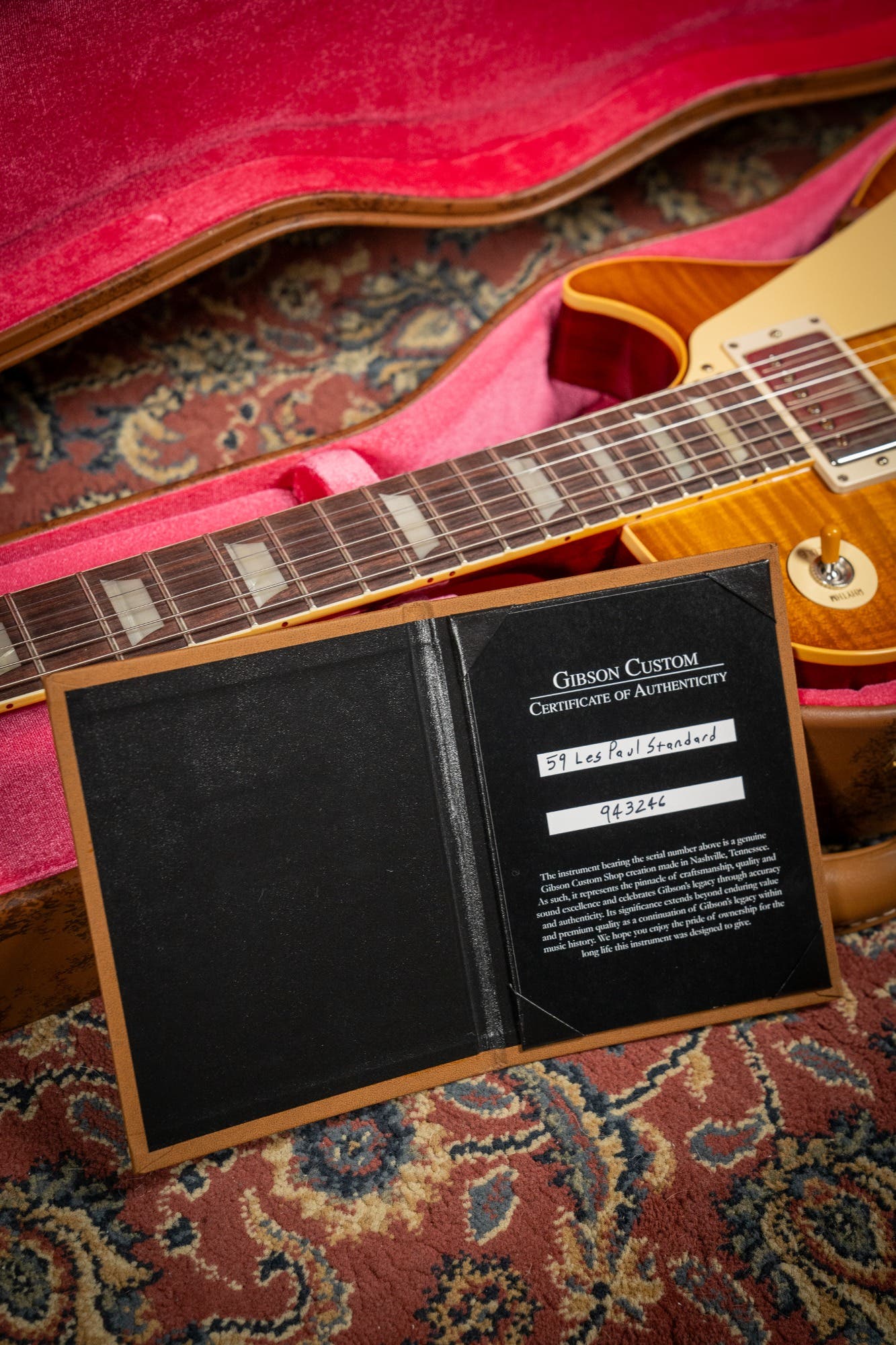 Gibson Custom '59 Les Paul Standard - Golden Poppy Burst (Better Music Select)