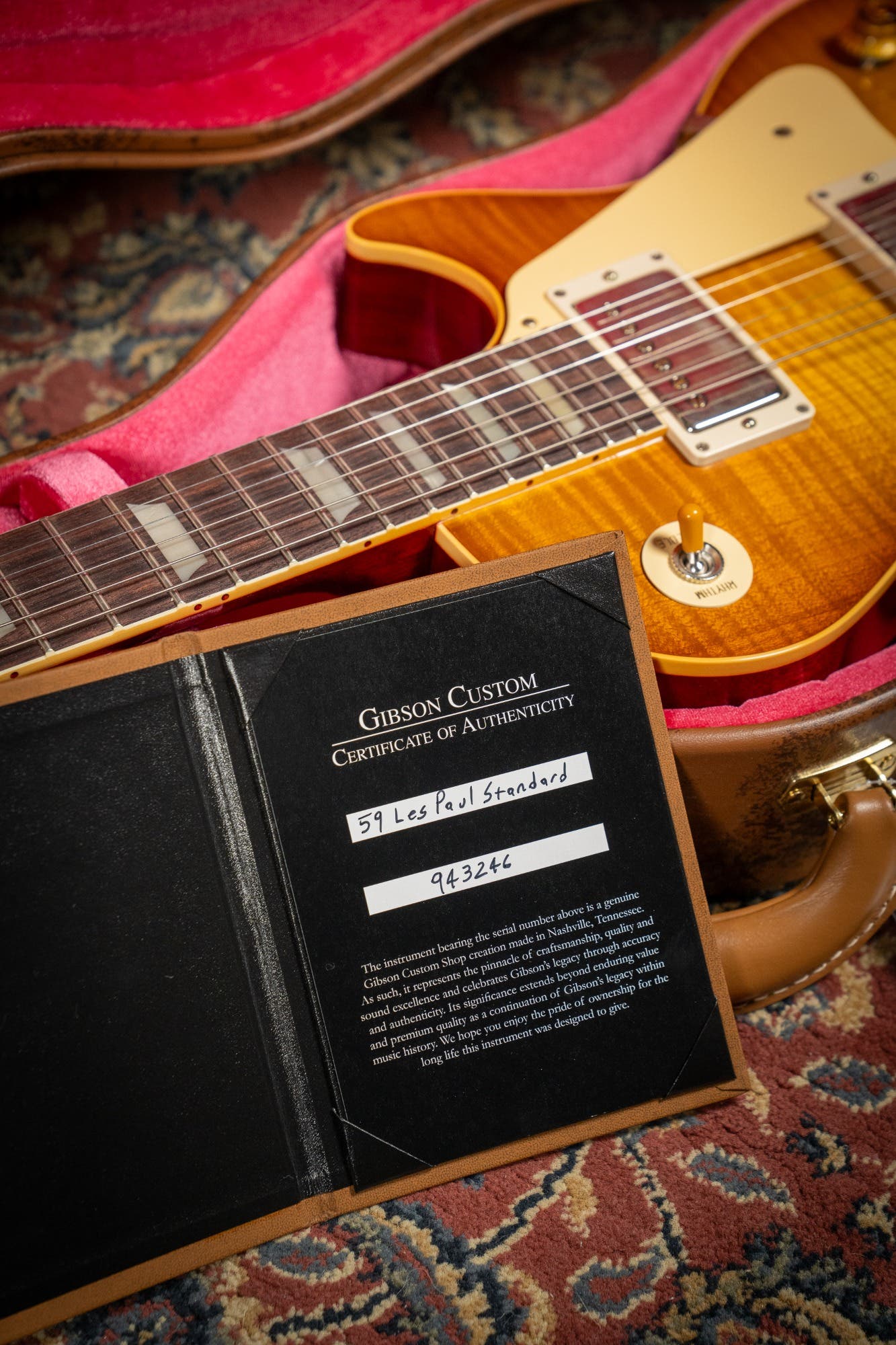 Gibson Custom '59 Les Paul Standard - Golden Poppy Burst (Better Music Select)