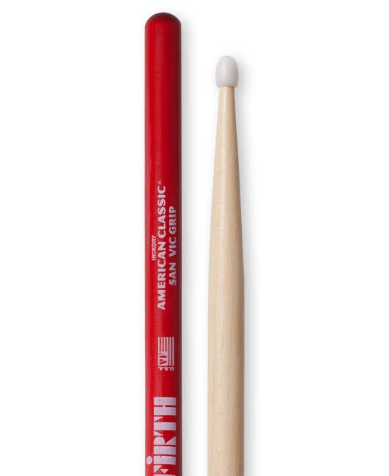 Vic Firth 5A Vic Grip Nylon Tip Drumsticks