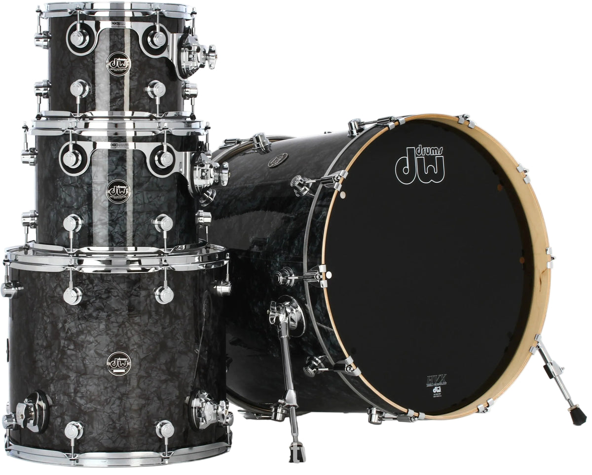 DW Performance Series 4pc Shell Pack - Black Diamond (22/10/12/16)