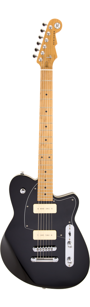 Reverend Charger 290 Electric Guitar - Midnight Black