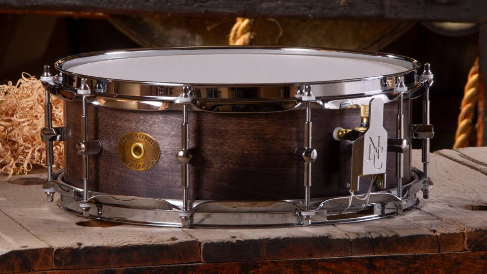 Noble and Cooley 14x6" Classic Maple Snare - Blackwash Matte
