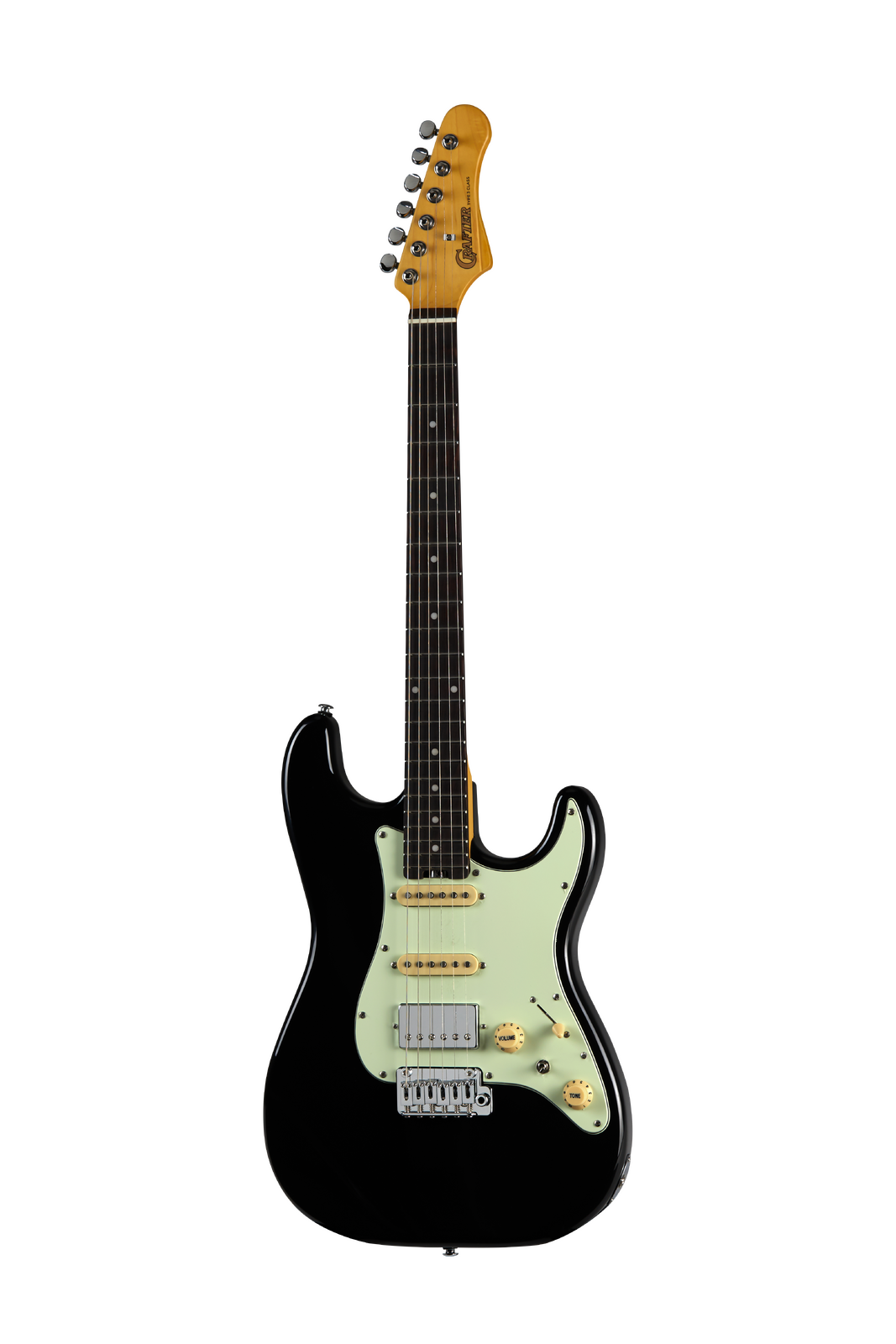 Crafter Silhouette S VVS RS CB HSS Electric Guitar - Cosmic Black