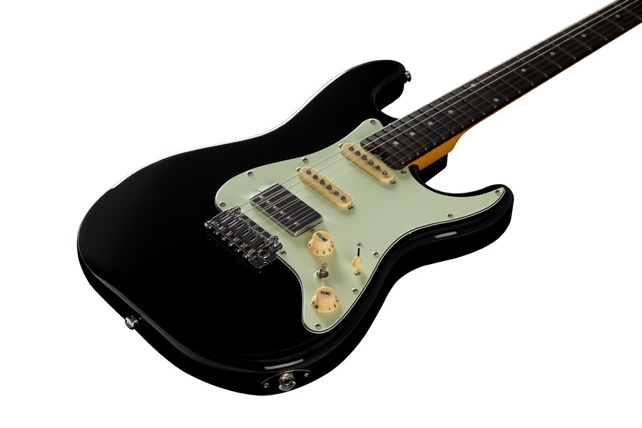 Crafter Silhouette S VVS RS CB HSS Electric Guitar - Cosmic Black