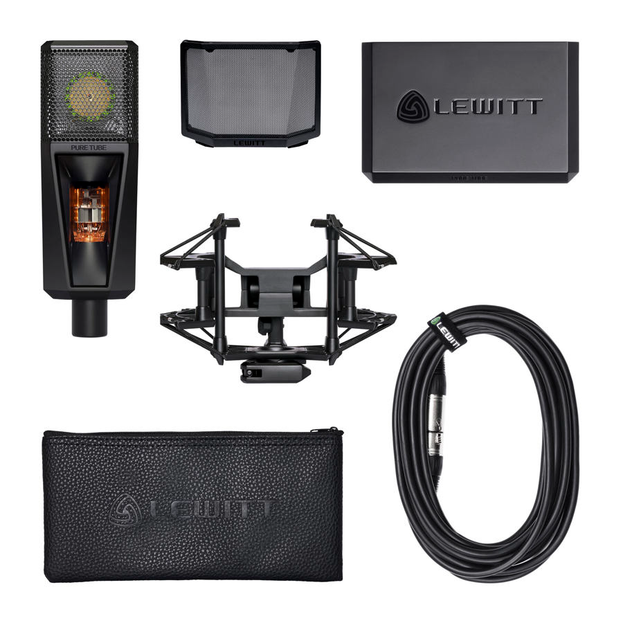 Lewitt PureTube Studio Set Tube Condenser Mic w/Case