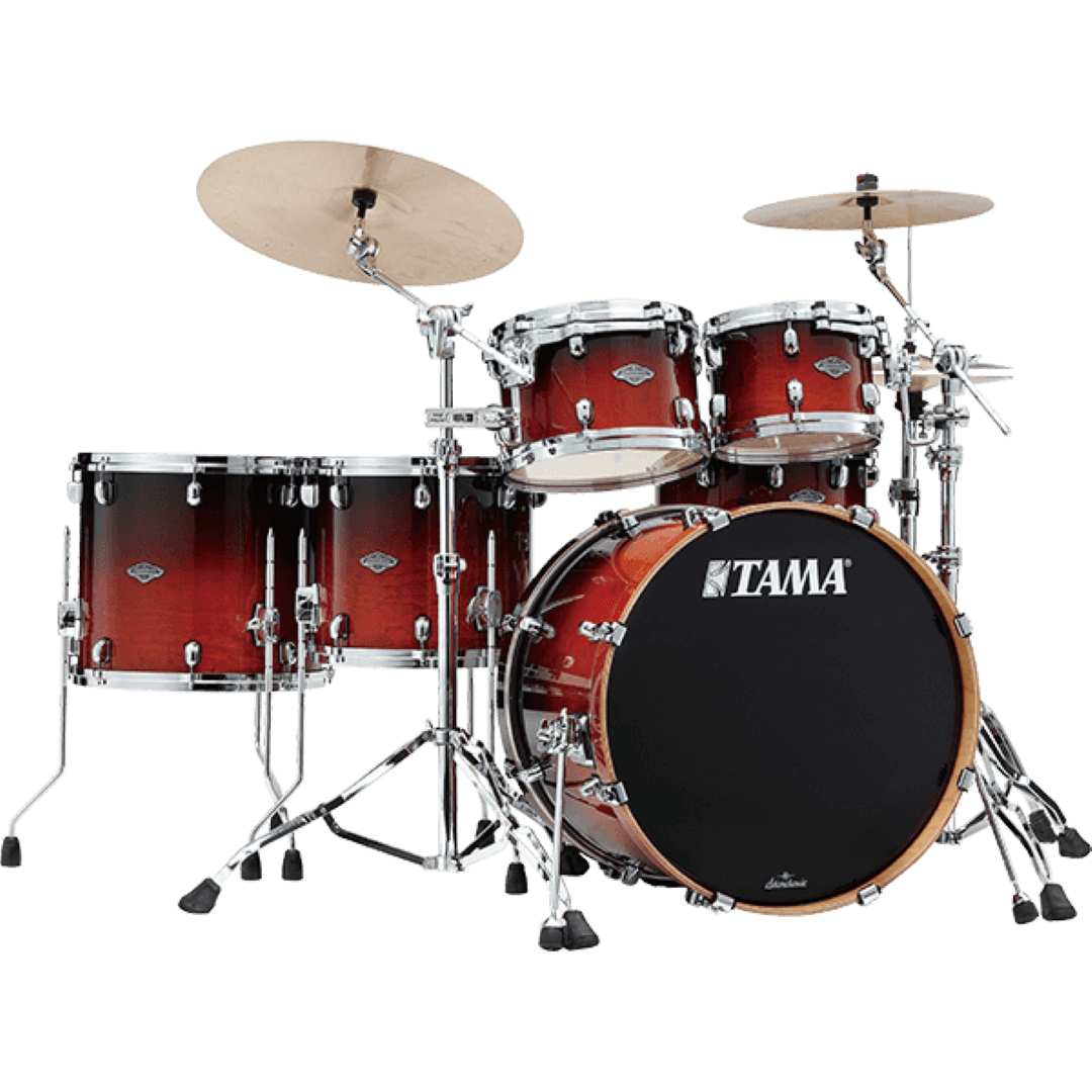 Tama MBS52RZS DCF StarClassic Performer Maple / Birch Drum Kit - Dark Cherry Fade