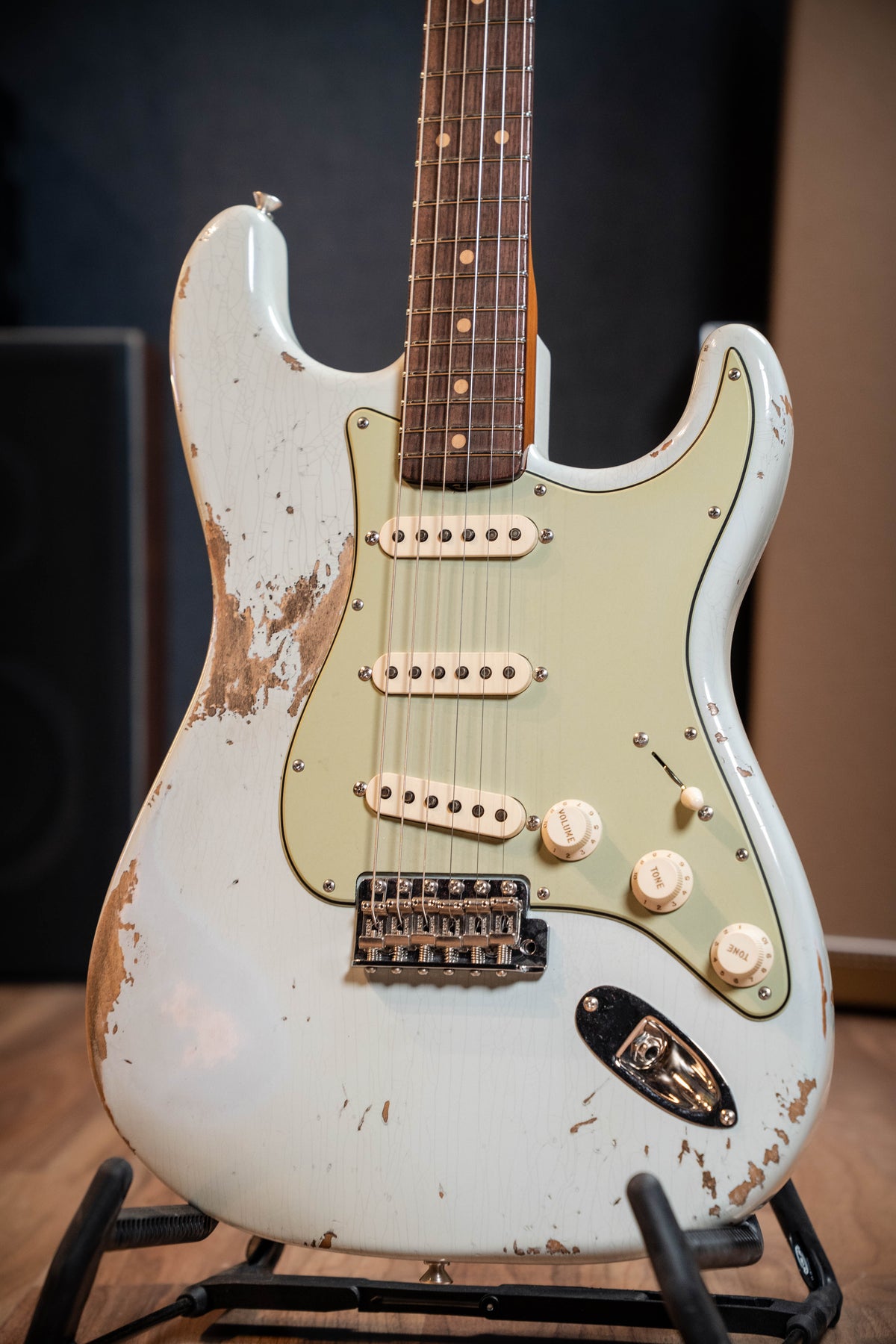 Fender Custom Shop 1961 BT Stratocaster - Heavy Relic - Aged Sonic Blue w/ Closet Classic Hardware