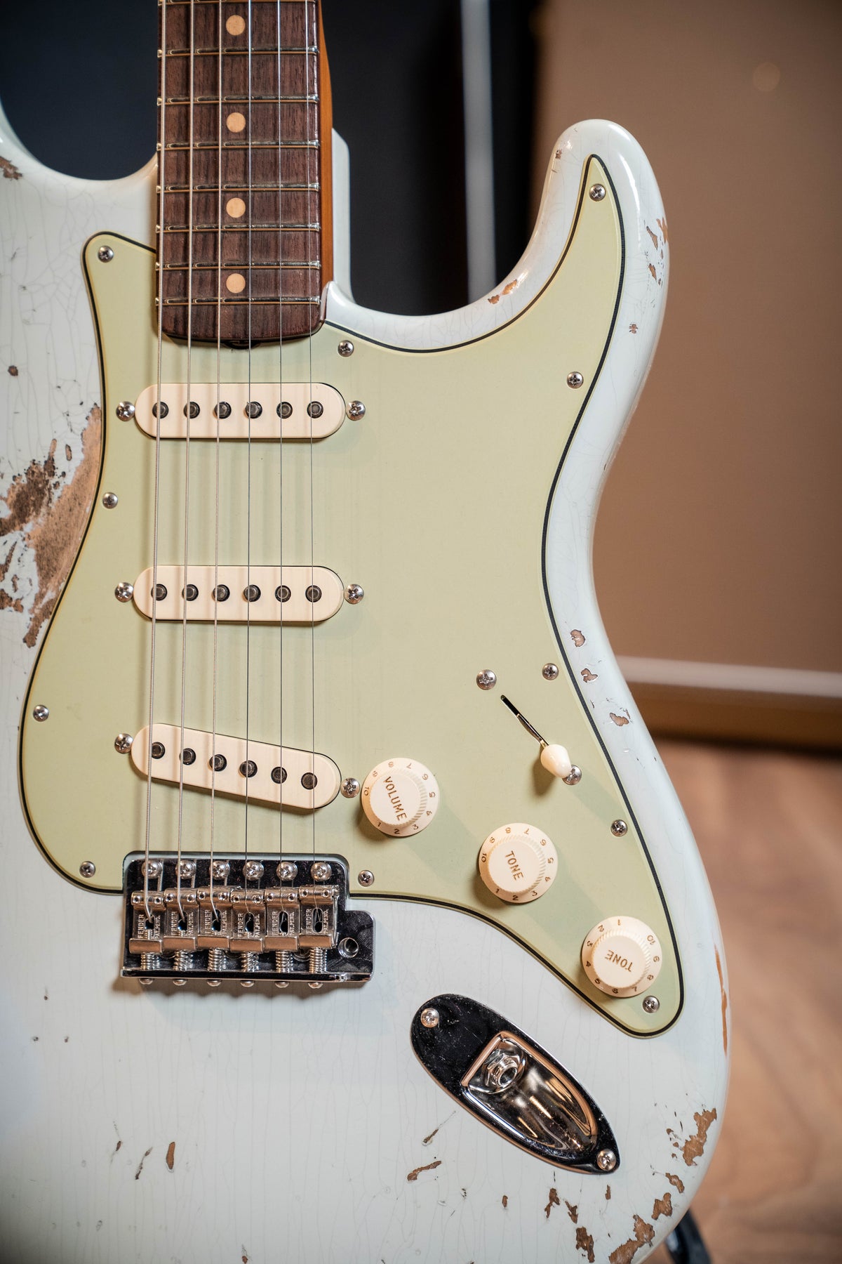 Fender Custom Shop 1961 BT Stratocaster - Heavy Relic - Aged Sonic Blue w/ Closet Classic Hardware