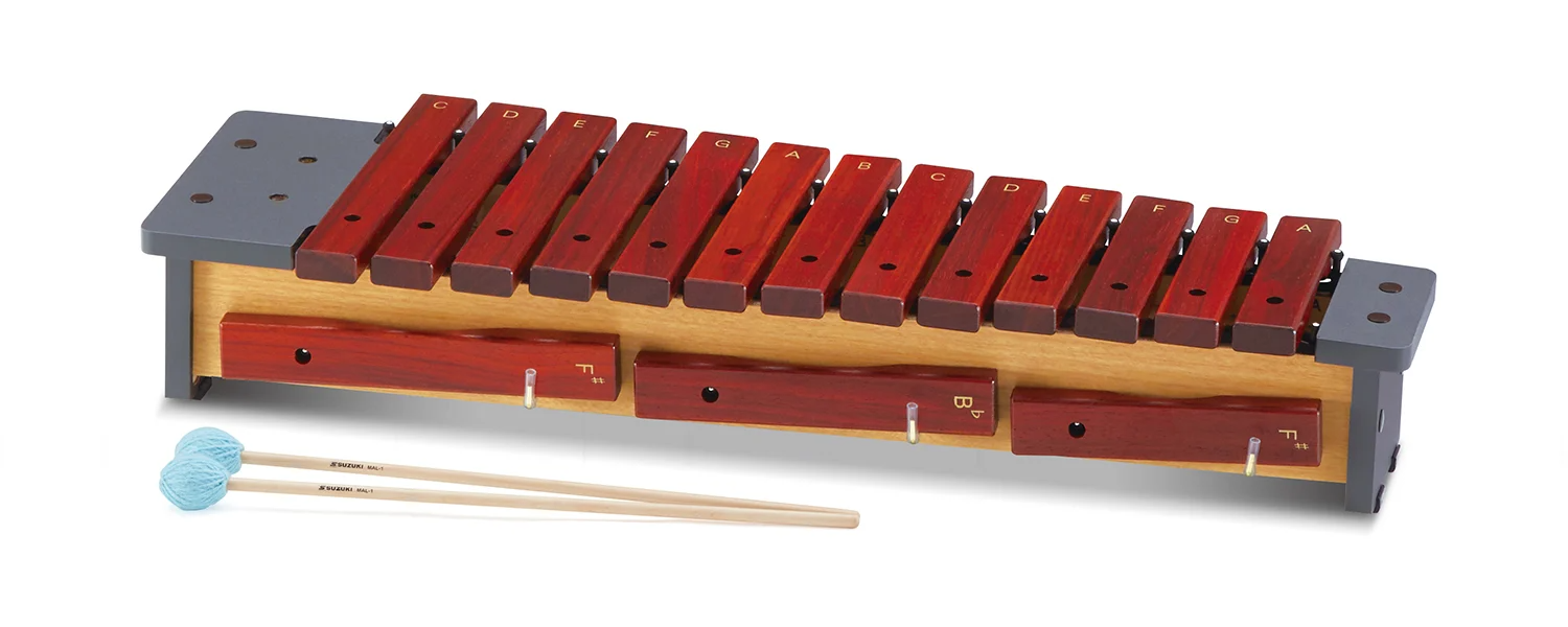 Suzuki XPS-16 Soprano Diatonic Xylophone 13 Bars (SXCS16)