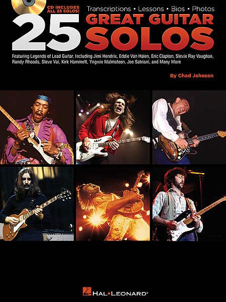 25 Great Guitar Solos Gtr Tab Bk/Cd