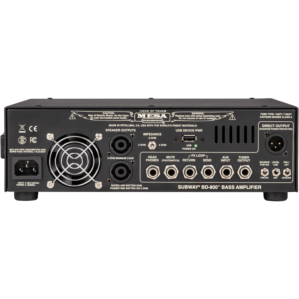 Mesa Boogie Bass-800D Bass Amp Head