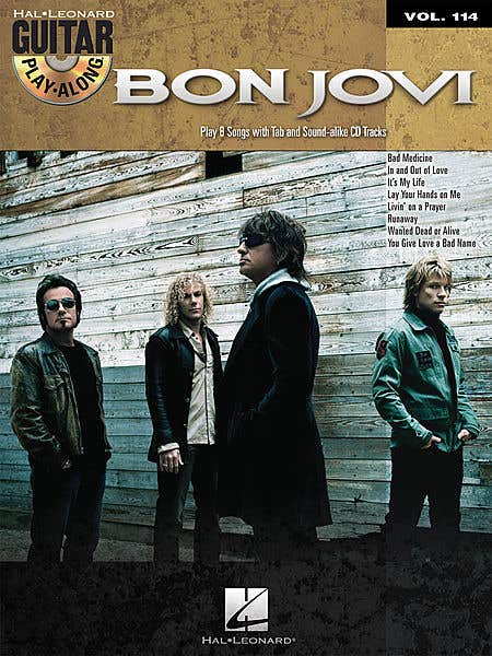 Bon Jovi Guitar Play Along V114 Bk/Cd