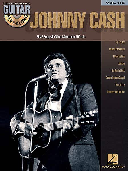 johnny cash guitar play along v115 - BK/ONLINE ACCESS / CASH JOHNNY (HAL LEONARD)
