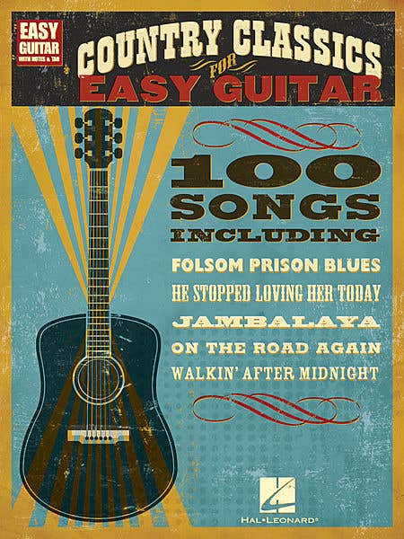 Country Classics For Easy Guitar - Notes & Tab