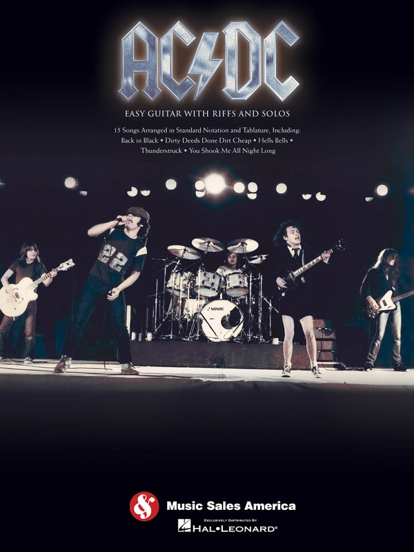 AC/DC Easy Guitar w/Notes + Tab