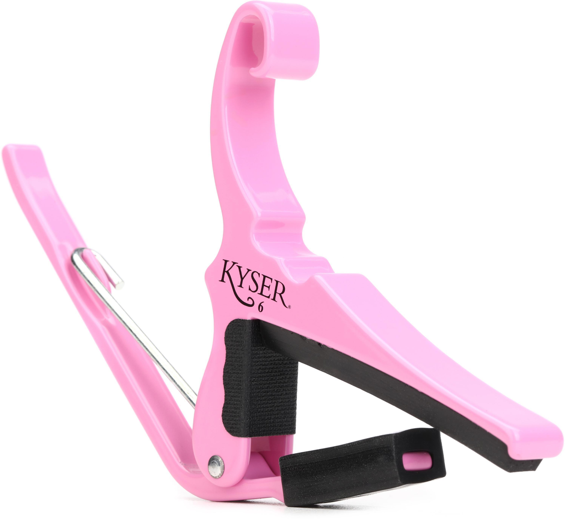 Kyser KG6PRA Electric Guitar Capo - Pink Revival