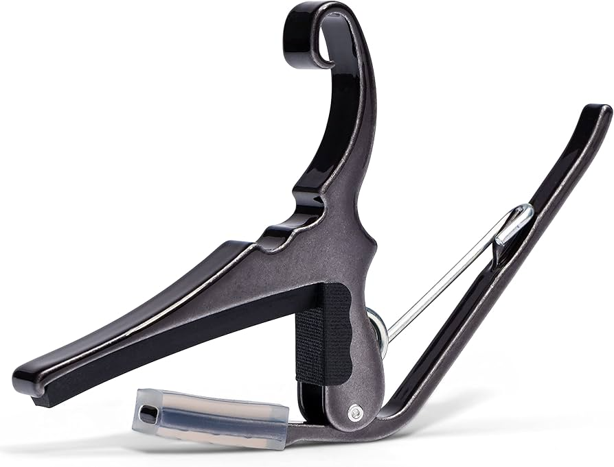 Kyser KG6BC Steel String Acoustic/Electric Guitar Capo - Black Chrome