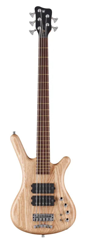 Warwick Teambuilt Pro Series Corvette $$ Ash 5-String Bass w/Gigbag - Natural Transparent Satin
