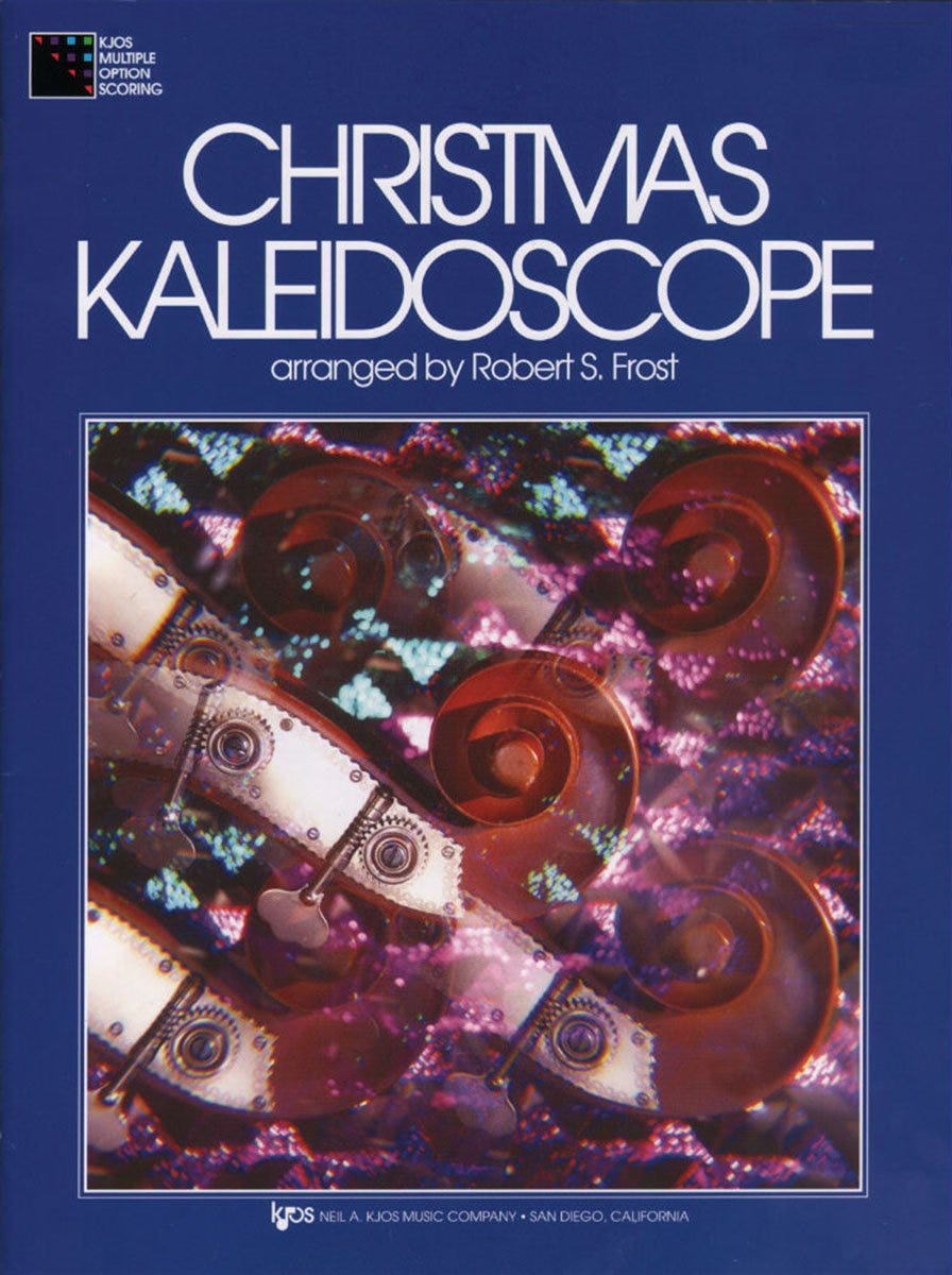 christmas kaleidoscope piano accompaniment /  (KJOS)