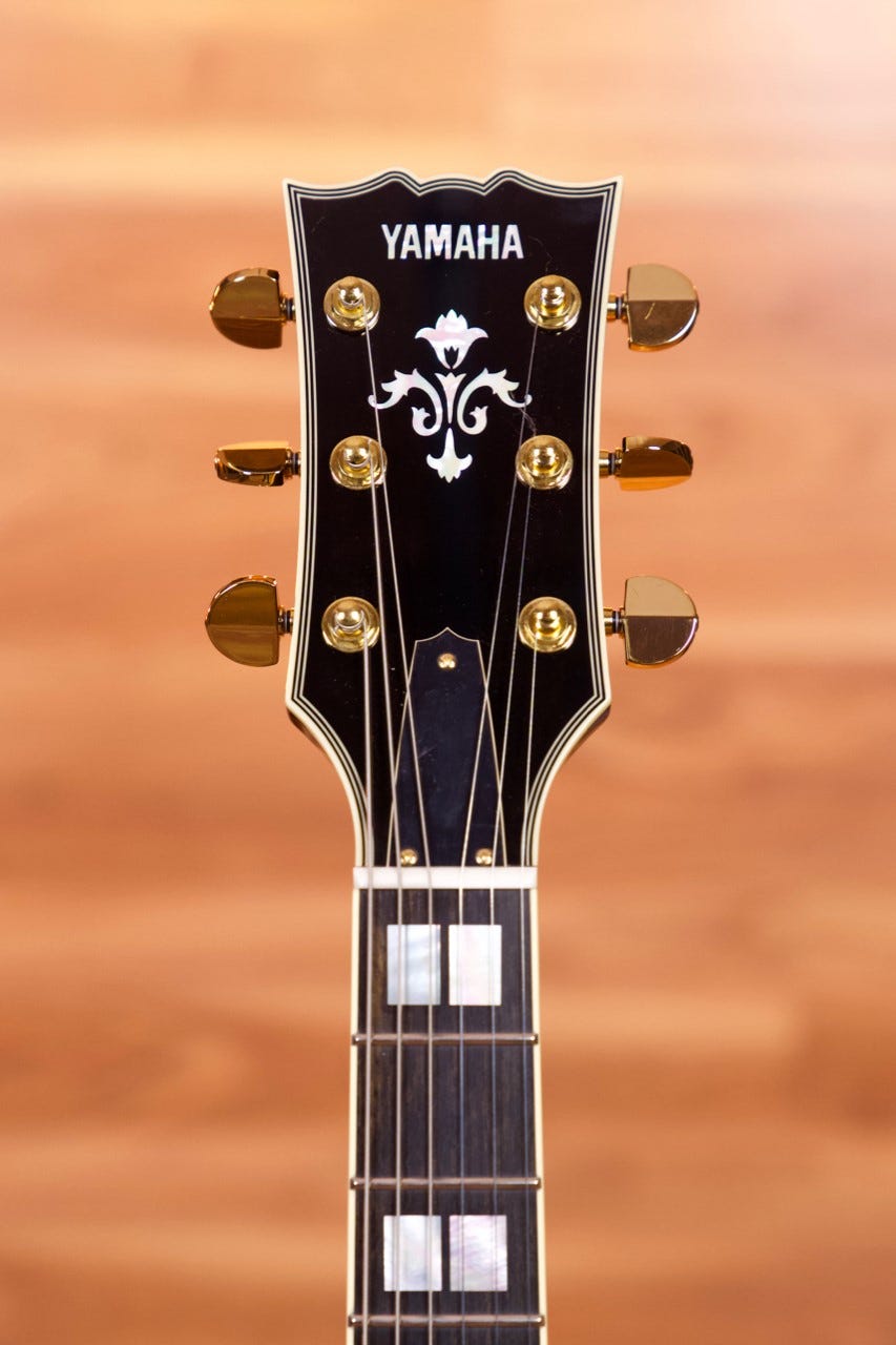 Yamaha SA2200 Handcrafted Semi Hollow Electric Guitar - Brown Sunburst (Made in Japan)