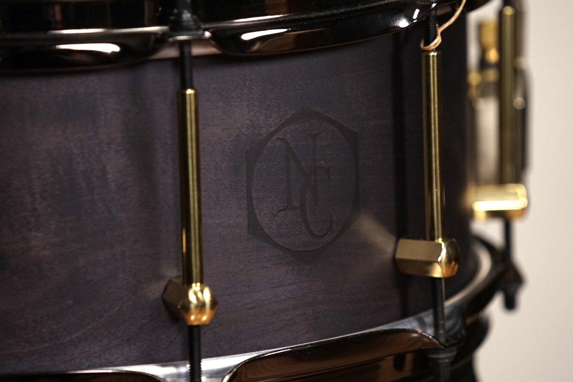 Noble and Cooley 14x6" Classic Maple Snare - Blackwash Matte