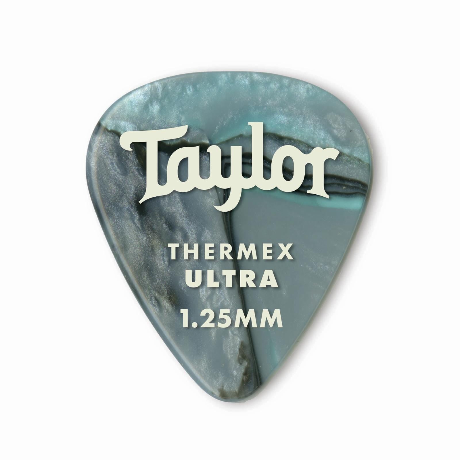 Taylor Prem351 Thermex Ultrapicks - Abalone - 1.25mm (6pk)