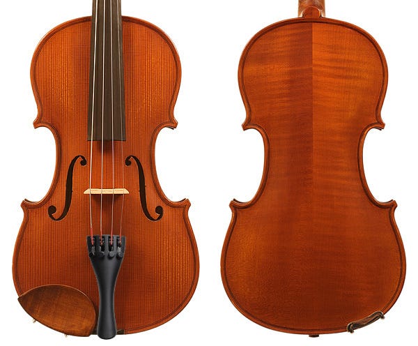 St Romani II by Gliga 4/4 Violin Outfit - Set Up w/Opal Clarendon Strings