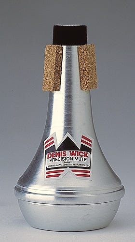 Denis Wick Piccolo Trumpet Straight Mute