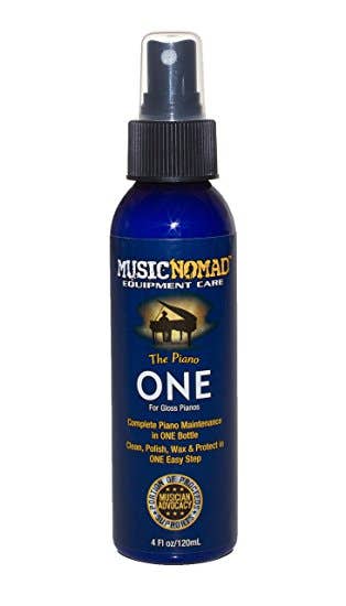 Music Nomad Piano ONE All-in-1 Cleaner, Polish, and Wax for Gloss Pianos