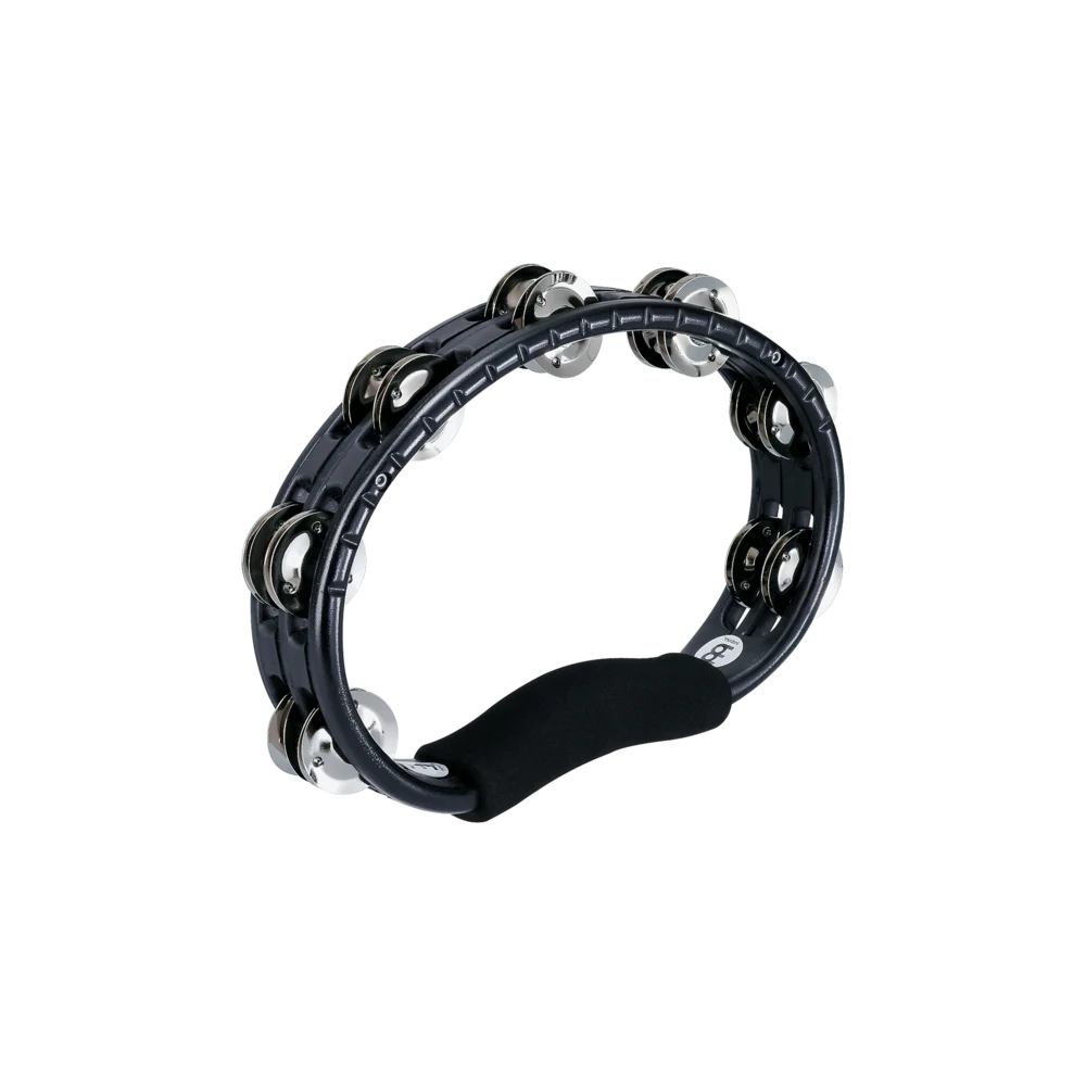 Meinl HH Moulded Tambourine - Steel Jingles - 2R - Black
