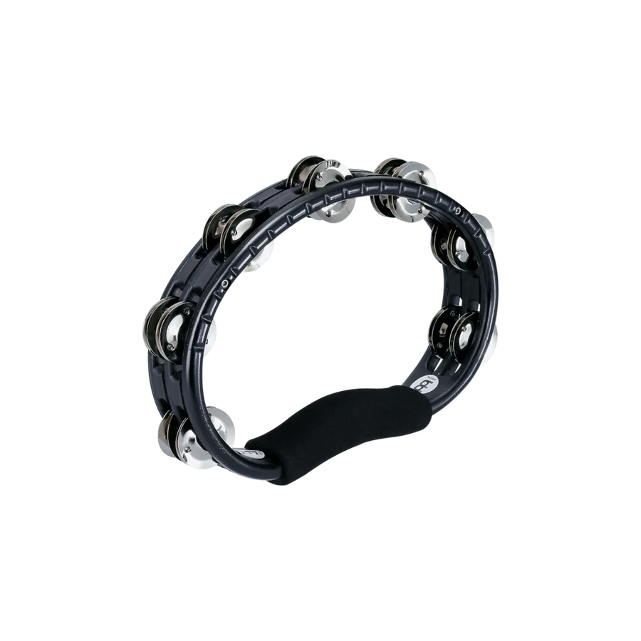 Meinl HH Moulded Tambourine - Steel Jingles - 2R - Black
