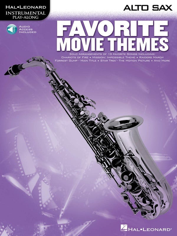 Favorite Movie Themes Alto Sax Bk/Cd