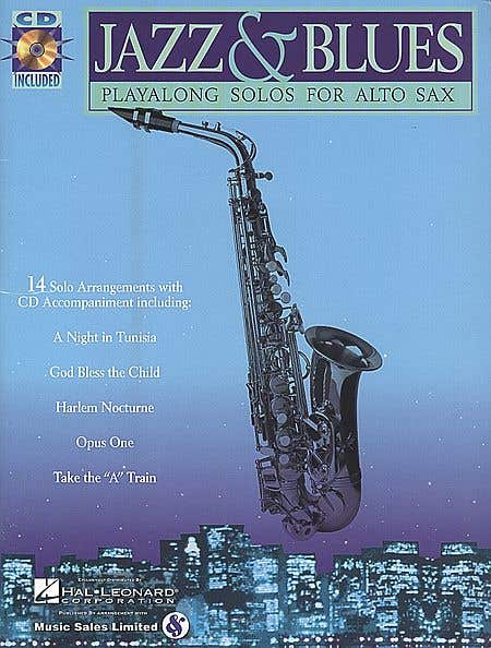 Jazz And Blues Play Along Alto Sax Bk/Cd