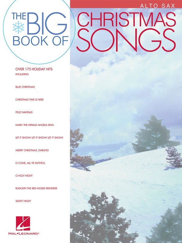 Big Book of Christmas Songs for Alto Sax / Various (Hal Leonard)