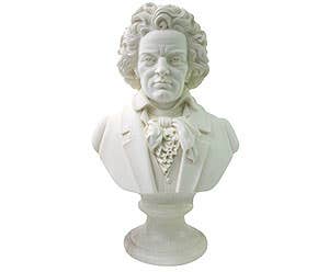 BUST 15CM-CRUSHED MARBLE BEETHOVEN