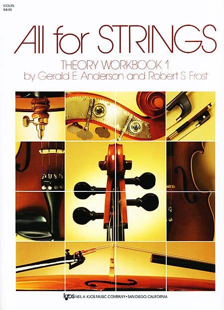 All For Strings Theory Workbook 1 Violin