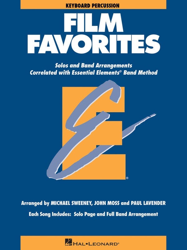 Film Favorites - Keyboard Percussion / SWEENEY MOSS LAVENDER (HAL LEONARD)