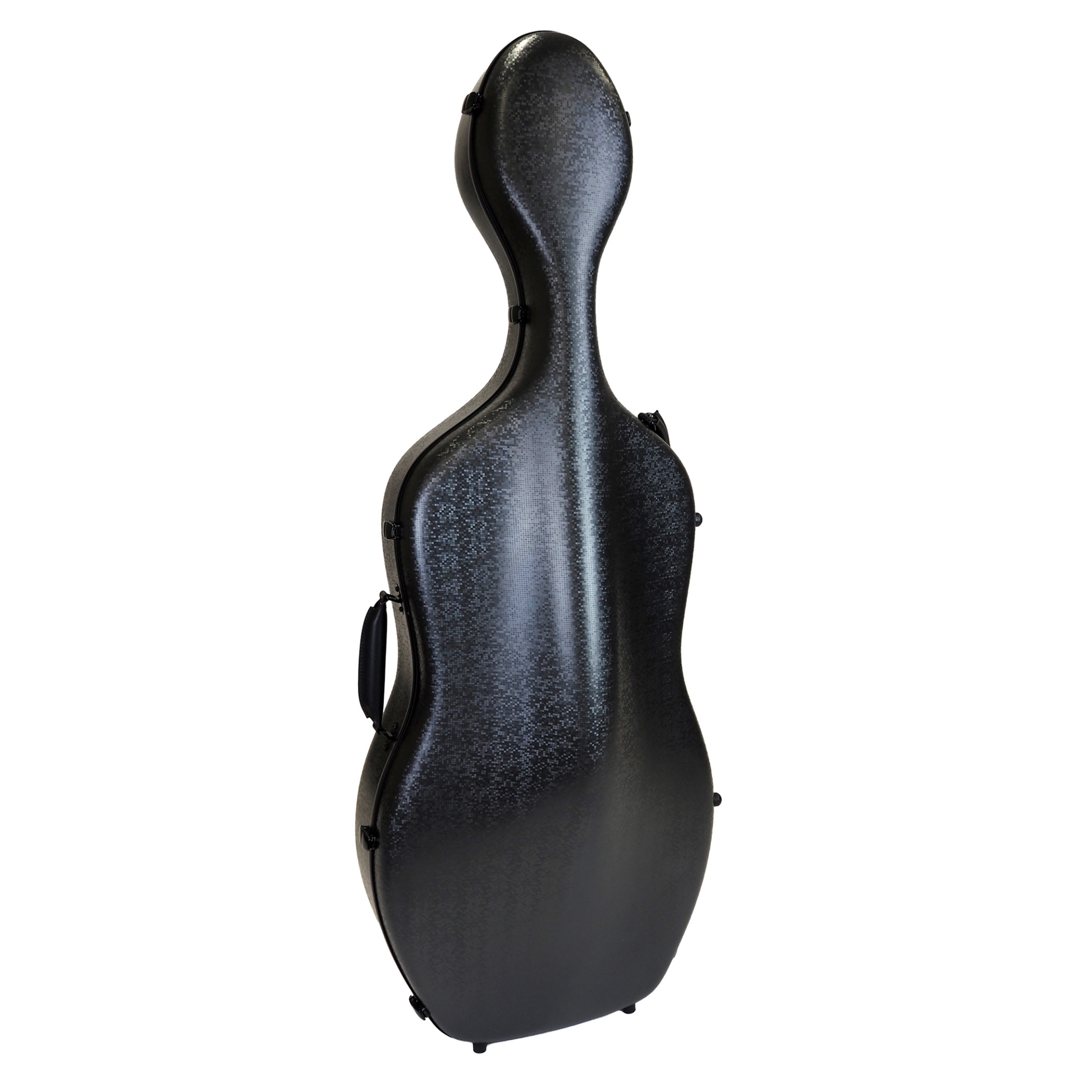 HQ POLYCARBONATE CELLO CASE 4/4 – DIGI BLACK 4KGS