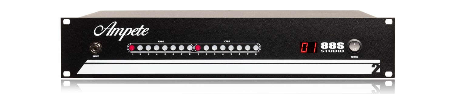 Ampete 88S-STUDIO-2 8x8 Amp + Cabinet Switcher