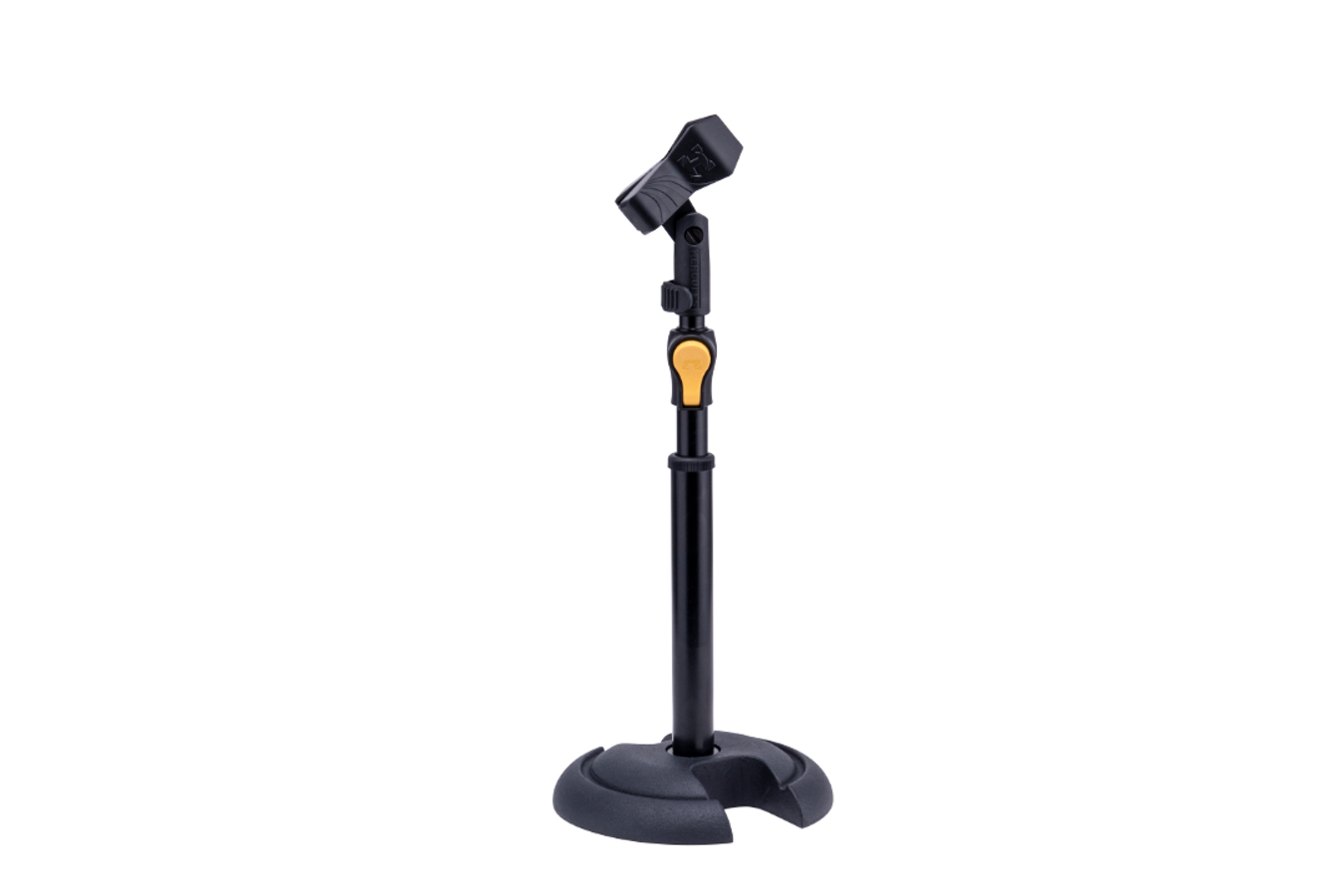 Hercules MS100BPLUS Short Straight H-Base Mic Stand w/ EZ Grip
