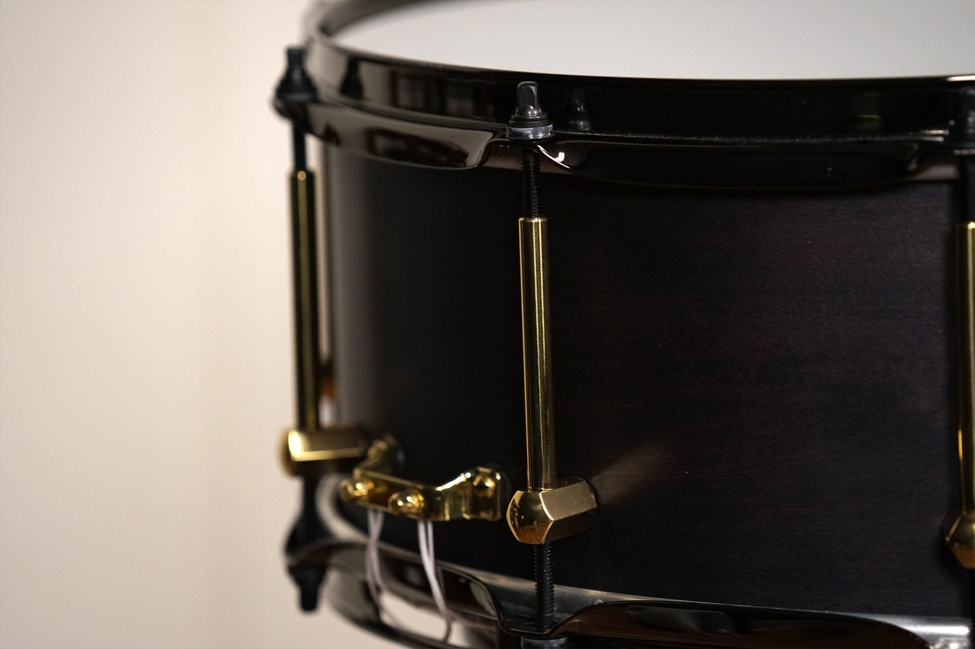Noble and Cooley 14x6" Classic Maple Snare - Blackwash Matte