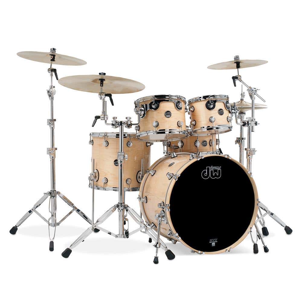 DW Performance Series 5pc Drum Kit - Shell Pack - Natural Gloss (10/12/14/16/22)